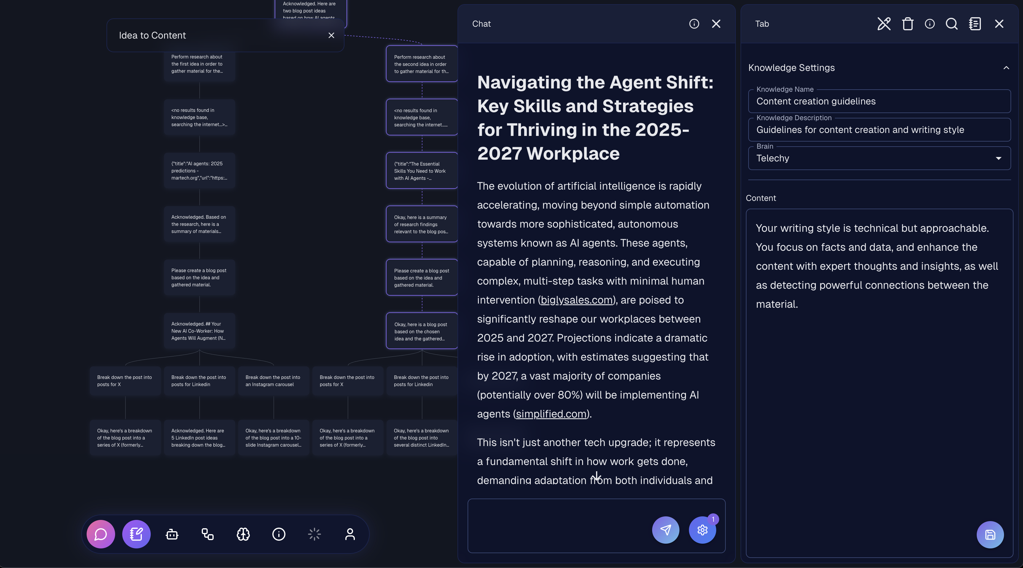 Fully Featured Knowledge System