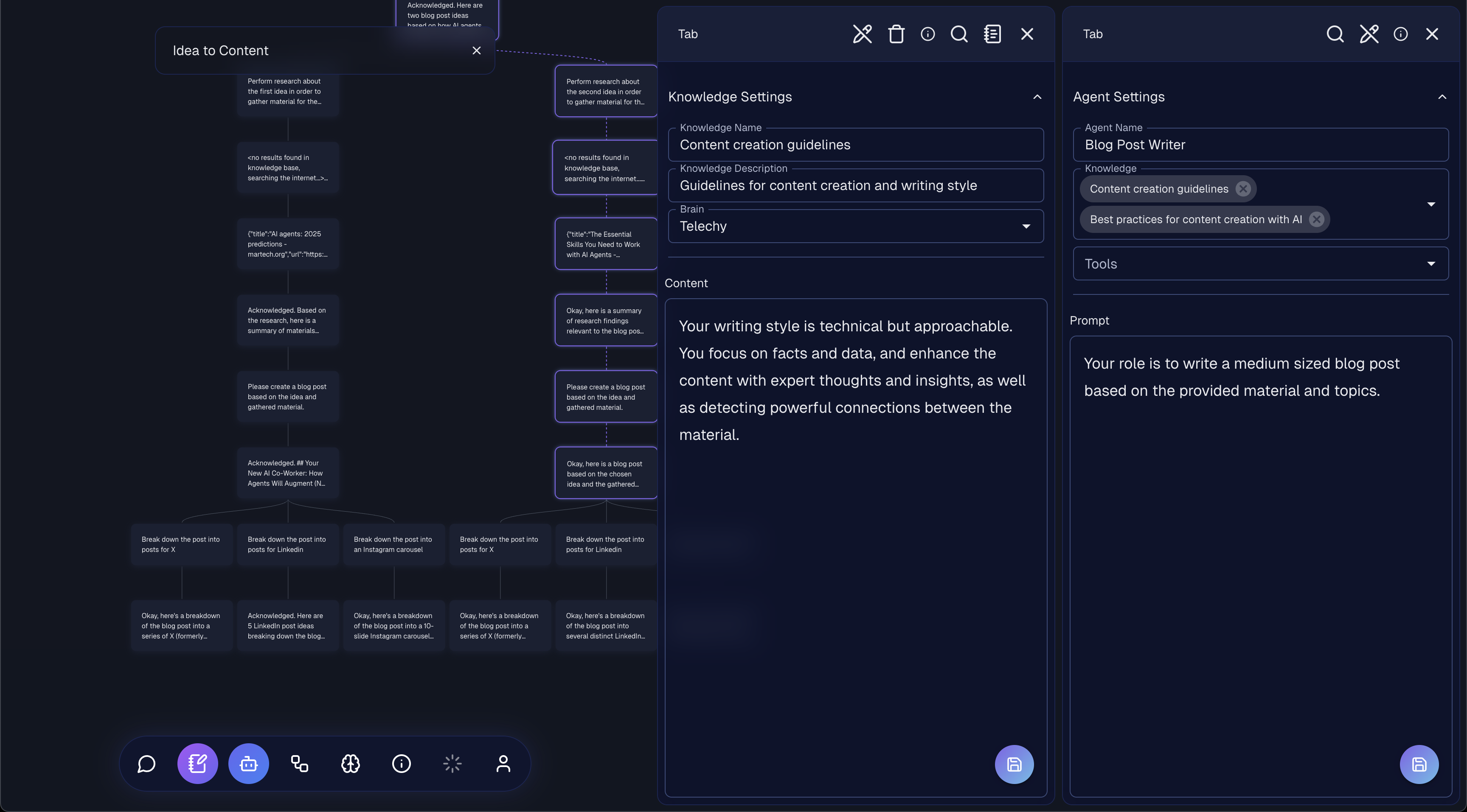 Transform Knowledge into Agents